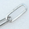 Iron Jewelry Chains, Lead-free Link's size:20.5x8.7mm, thickness:2mm, Sold by Group
