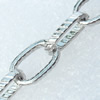 Iron Jewelry Chains, Lead-free Link's size:11.5x6.3mm, thickness:2mm, Sold by Group