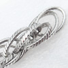 Iron Jewelry Chains, Lead-free Link's size:17.5x12mm, thickness:2mm, Sold by Group