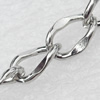 Iron Jewelry Chains, Lead-free Link's size:10x7mm, thickness:1.5mm, Sold by Group