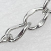Iron Jewelry Chains, Lead-free Link's size:10x7mm, thickness:1.5mm, Sold by Group