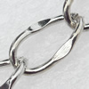 Iron Jewelry Chains, Lead-free Link's size:15.4x9mm, thickness:2mm, Sold by Group