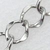 Iron Jewelry Chains, Lead-free Link's size:11x9.1mm, thickness:1.5mm, Sold by Group