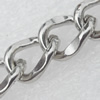 Iron Jewelry Chains, Lead-free Link's size:10.7x8.4mm, thickness:2mm, Sold by Group