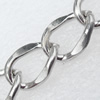 Iron Jewelry Chains, Lead-free Link's size:14.8x10.7mm, thickness:2mm, Sold by Group