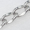 Iron Jewelry Chains, Lead-free Link's size:12x7.5mm, thickness:2mm, Sold by Group