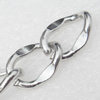 Iron Jewelry Chains, Lead-free Link's size:16.6x12.4mm, thickness:3mm, Sold by Group