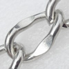 Iron Jewelry Chains, Lead-free Link's size:20.7x12.6mm, thickness:3mm, Sold by Group