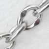 Iron Jewelry Chains, Lead-free Link's size:10.6x7.3mm, thickness:2mm, Sold by Group