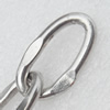 Iron Jewelry Chains, Lead-free Link's size:22.5x12.6mm, thickness:3mm, Sold by Group