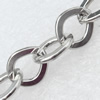 Iron Jewelry Chains, Lead-free Link's size:8x9mm, thickness:2mm, Sold by Group