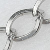 Iron Jewelry Chains, Lead-free Link's size:18.4x13mm, thickness:2mm, Sold by Group
