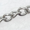 Iron Jewelry Chains, Lead-free Link's size:4.6x3.4mm, thickness:1mm, Sold by Group