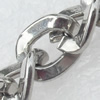 Iron Jewelry Chains, Lead-free Link's size:7.6x6mm, thickness:2mm, Sold by Group