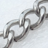 Iron Jewelry Chains, Lead-free Link's size:9x7mm, thickness:1.5mm, Sold by Group