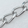 Iron Jewelry Chains, Lead-free Link's size:11.8x8.3mm, thickness:2mm, Sold by Group