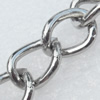 Iron Jewelry Chains, Lead-free Link's size:11.9x9.2mm, thickness:2mm, Sold by Group