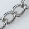 Iron Jewelry Chains, Lead-free Link's size:13.8x10mm, thickness:2mm, Sold by Group