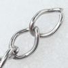 Iron Jewelry Chains, Lead-free Link's size:13.7x9.8mm, thickness:2mm, Sold by Group