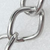Iron Jewelry Chains, Lead-free Link's size:14.5x11.2mm, thickness:2mm, Sold by Group