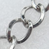 Iron Jewelry Chains, Lead-free Link's size:10x7.5mm, thickness:1.5mm, Sold by Group