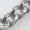 Iron Jewelry Chains, Lead-free Link's size:8.1x6.5mm, thickness:2mm, Sold by Group
