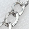 Iron Jewelry Chains, Lead-free Link's size:13.3x9.6mm, thickness:2mm, Sold by Group