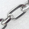 Iron Jewelry Chains, Lead-free Link's size:12x6mm,8x6mm, thickness:1.5mm, Sold by Group