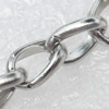 Iron Jewelry Chains, Lead-free Link's size:5x7mm, thickness:1.5mm, Sold by Group