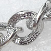 Iron Jewelry Chains, Lead-free Link's size:6x8mm, thickness:1.5mm, Sold by Group