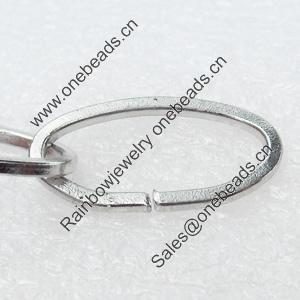 Iron Jewelry Chains, Lead-free Link's size:23x12mm, thickness:2mm, Sold by Group