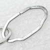 Iron Jewelry Chains, Lead-free Link's size:23x12mm, thickness:2mm, Sold by Group