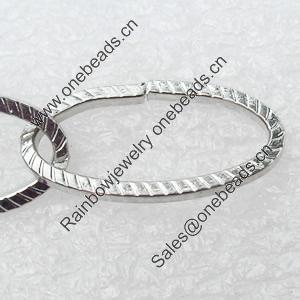 Iron Jewelry Chains, Lead-free Link's size:23x12mm, thickness:2mm, Sold by Group