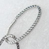 Iron Jewelry Chains, Lead-free Link's size:23x12mm, thickness:2mm, Sold by Group