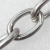 Iron Jewelry Chains, Lead-free Link's size:14.9x9.8mm, thickness:2mm, Sold by Group