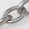 Iron Jewelry Chains, Lead-free Link's size:15.9x11.3mm, thickness:3mm, Sold by Group