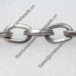 Iron Jewelry Chains, Lead-free Link's size:12.3x8.3mm, thickness:2mm, Sold by Group