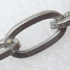 Iron Jewelry Chains, Lead-free Link's size:17.3x9.2mm, thickness:2mm, Sold by Group