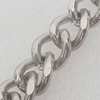 Iron Jewelry Chains, Lead-free Link's size:9.3x7.2mm, thickness:1.5mm, Sold by Group 
