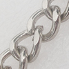 Iron Jewelry Chains, Lead-free Link's size:11.4x7.1mm, thickness:1.8mm, Sold by Group 