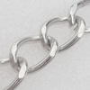 Iron Jewelry Chains, Lead-free Link's size:16x10.8mm, thickness:2mm, Sold by Group 