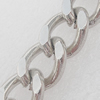 Iron Jewelry Chains, Lead-free Link's size:13.6x10.2mm, thickness:2.1mm, Sold by Group 