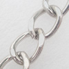 Iron Jewelry Chains, Lead-free Link's size:19.3x14.6mmmm, thickness:2.7mm, Sold by Group 
