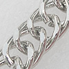 Iron Jewelry Chains, Lead-free Link's size:11.4x8.2mm, thickness:1mm, Sold by Group 