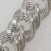 Iron Jewelry Chains, Lead-free Link's size:9.7x7.3mm, thickness:1mm, Sold by Group 