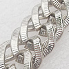 Iron Jewelry Chains, Lead-free Link's size:14.4x12.3mm, thickness:2mm, Sold by Group 