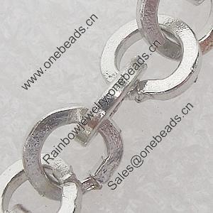 Iron Jewelry Chains, Lead-free Link's size:16mm, thickness:1mm, Sold by Group 
