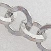 Iron Jewelry Chains, Lead-free Link's size:17.8mm, thickness:1.1mm, Sold by Group 