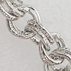 Iron Jewelry Chains, Lead-free Link's size:5mm, thickness:0.5mm, Sold by Group 