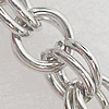 Iron Jewelry Chains, Lead-free Link's size:6mm, thickness:0.8mm, Sold by Group 